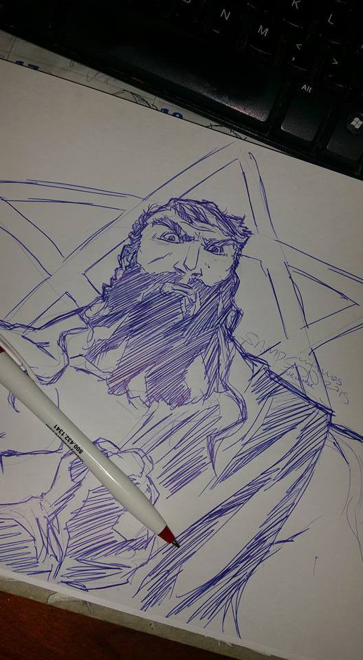 Samson Sketch by Aris